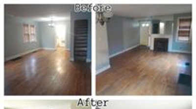 Interior Before and After Photo