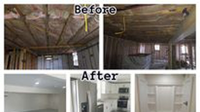 Before and After Renovation Photo